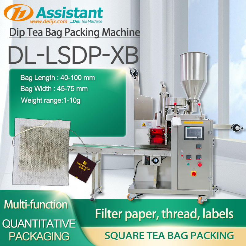 Square Tea Pouch Filling and Sealing Machine